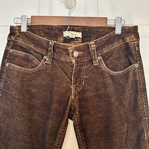 Lowrise corduroy pants